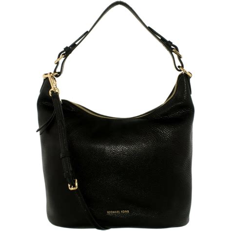 michael kors lupita black medium hobo crossbody bag|Michael Kors Crossbody purse.